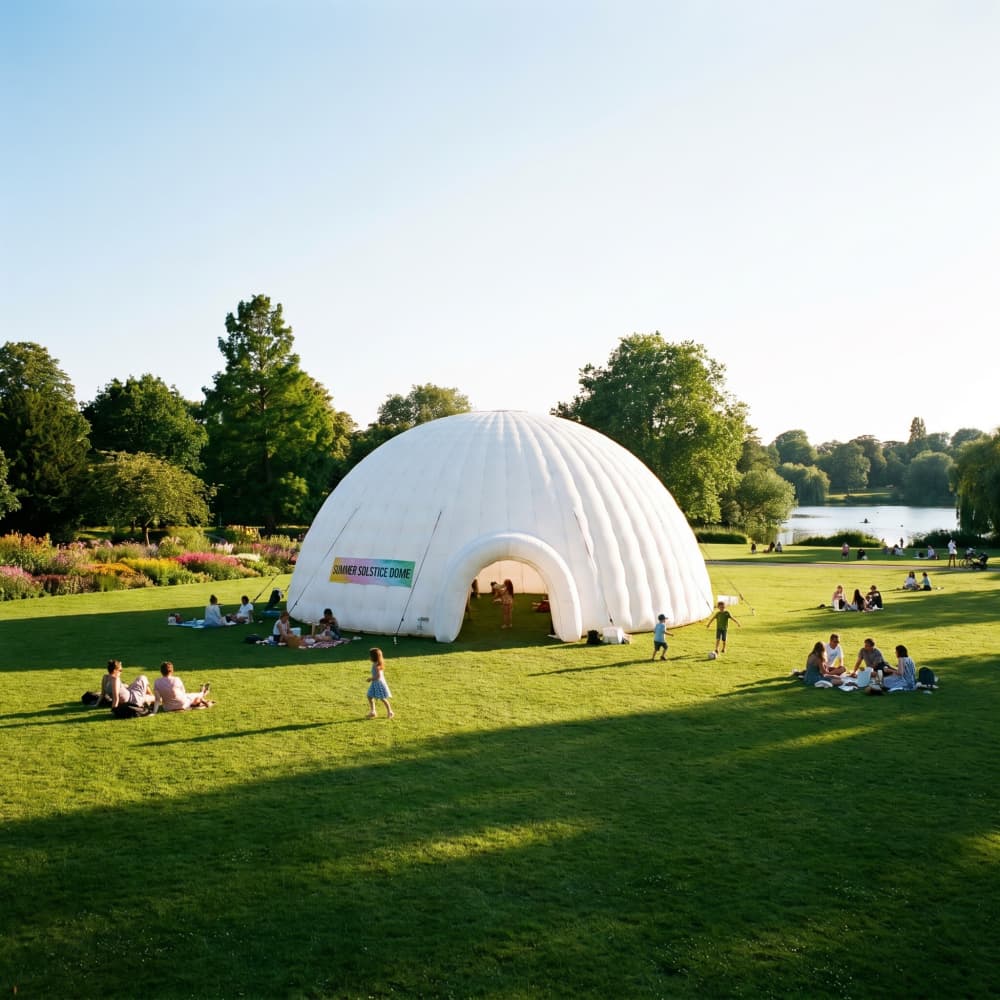 Inflatable Dome Tent visual reference