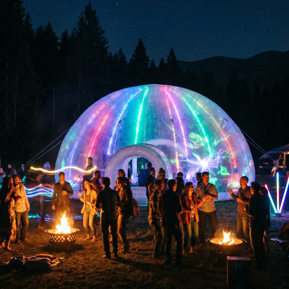 Inflatable Dome Tent 4