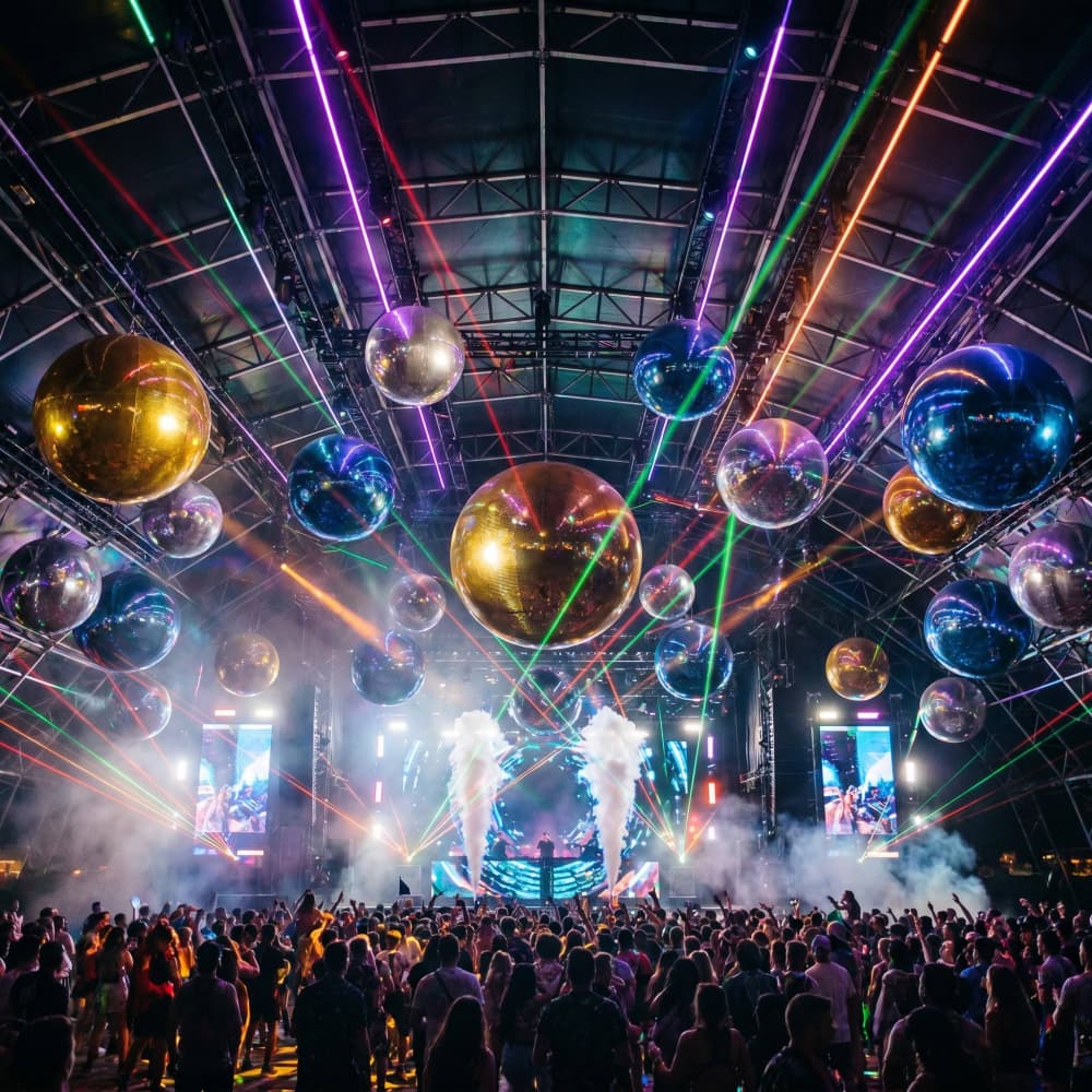 Inflatable Mirror Ball 24