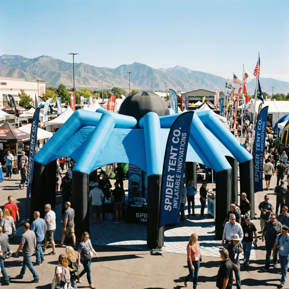 Inflatable Spider Tent 2