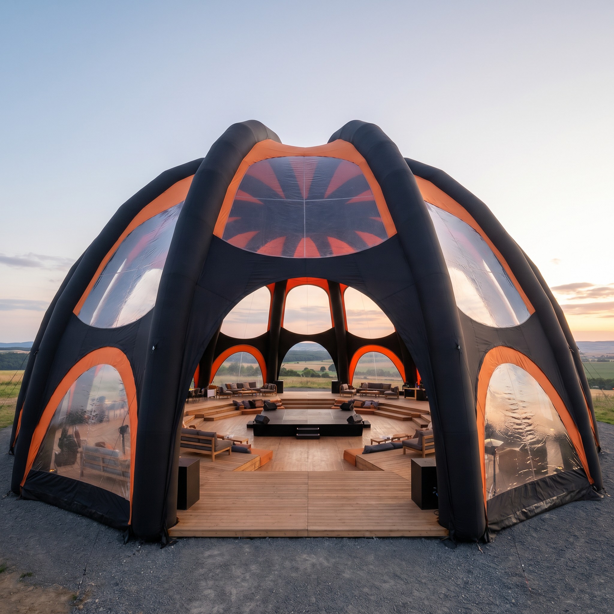 Inflatable Spider Tent 16